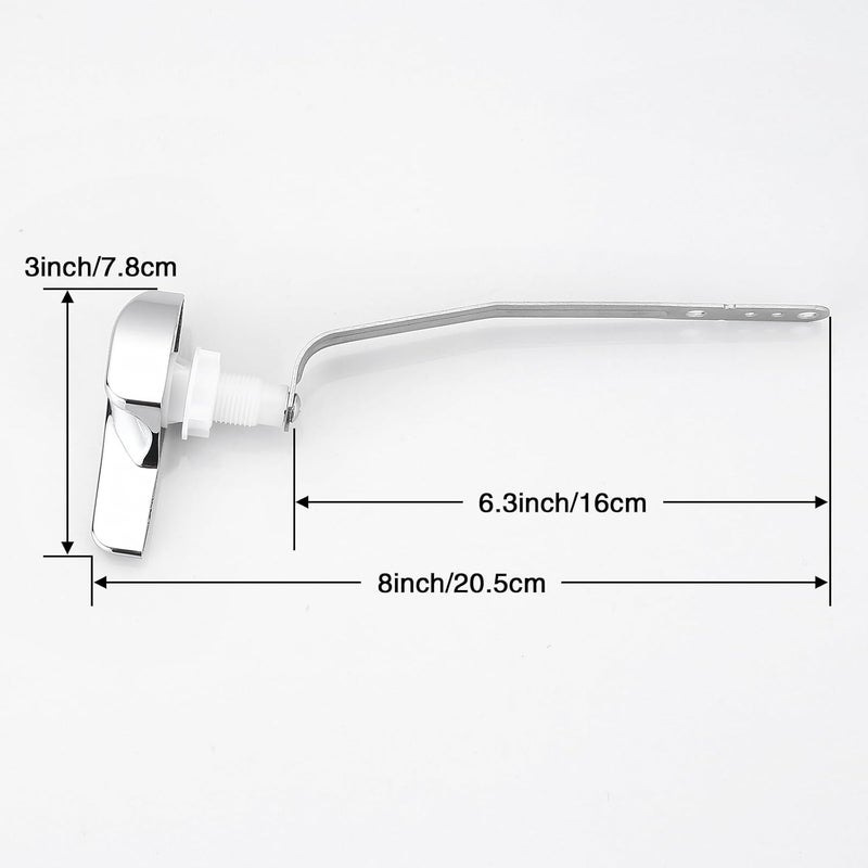 LavishStream Toilet Handle for Kohler 87115-CP Left Trip Lever Service Kit, Toilet Handle Replacement Kit Side Mount, Toilet Tank Lever, 1-Pack Polished Chrome - Image 2